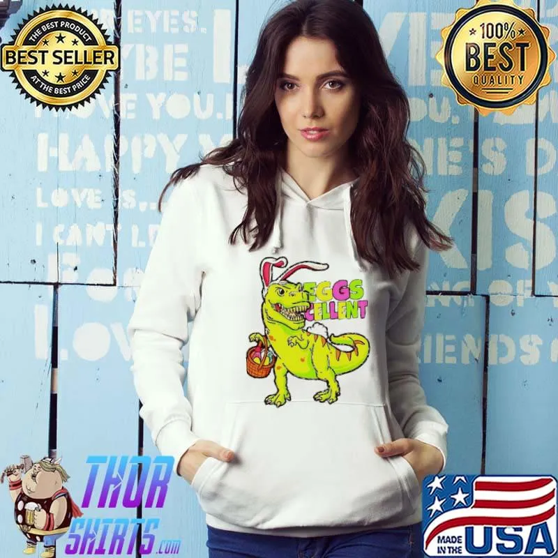 Bunny saurus easter trex design Hoodie
