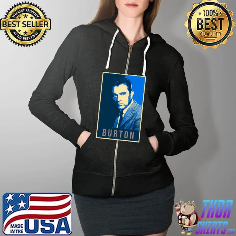 Burton Illustration Pop Art Richard Classic T-Shirt Full Zip Hooded