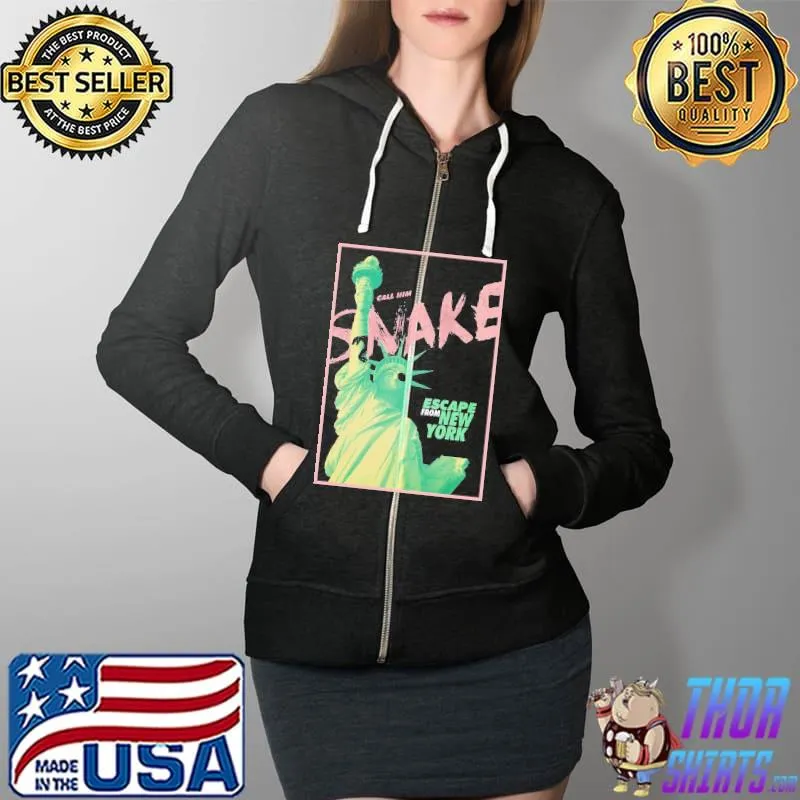 Call Him Snake Escape Form New York Shirt Full Zip Hooded