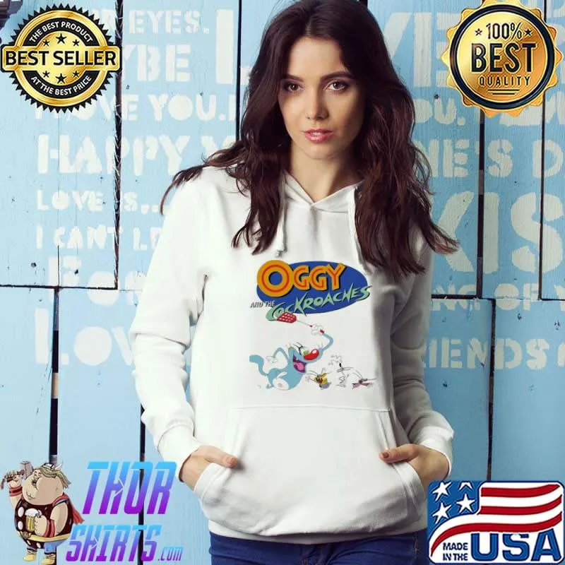 Cartoon oggy and the cockroaches Hoodie