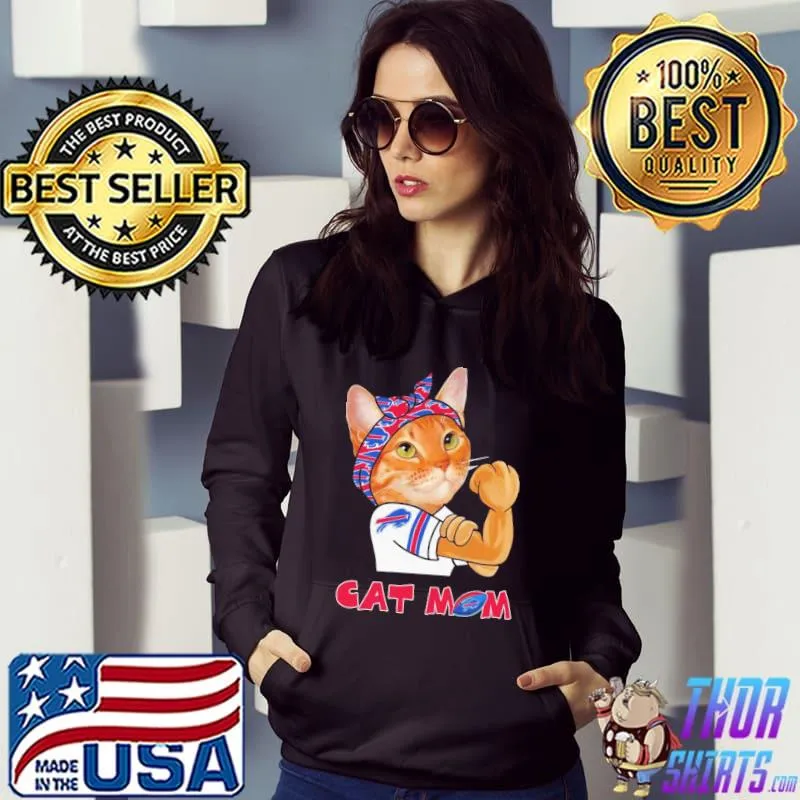 Cat Mom Buffalo Niagara Shirt Hoodie