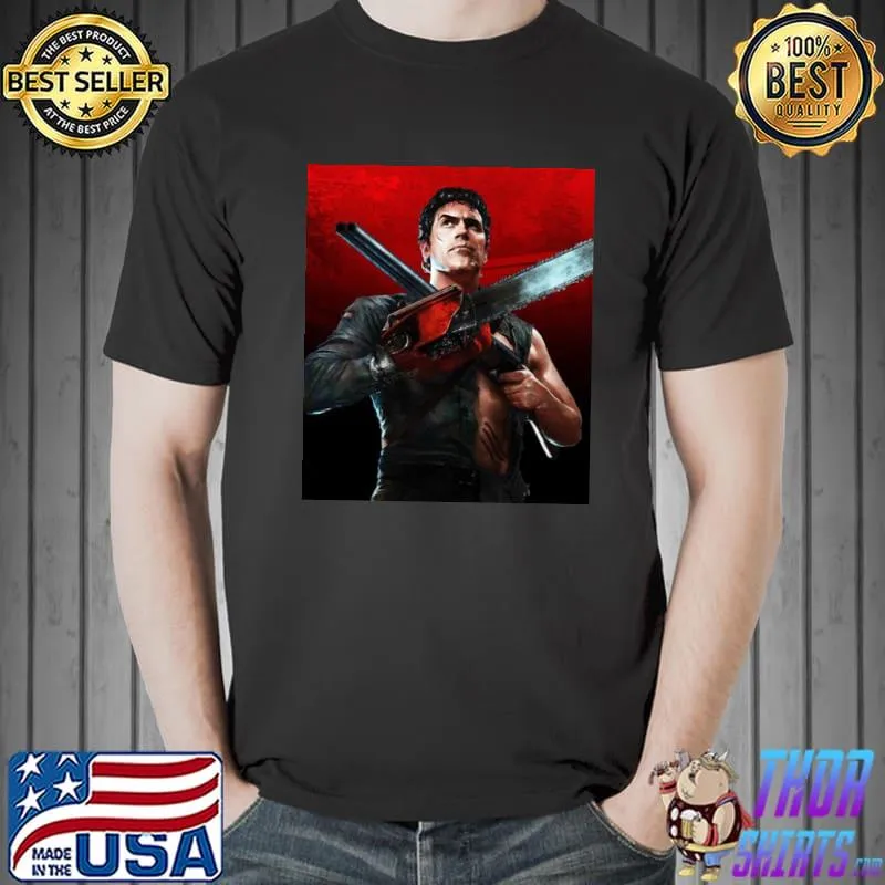 Chainman evil dead the game graphic shirt
