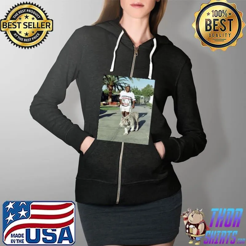Champion Boxer walking his tiger Full Zip Hooded