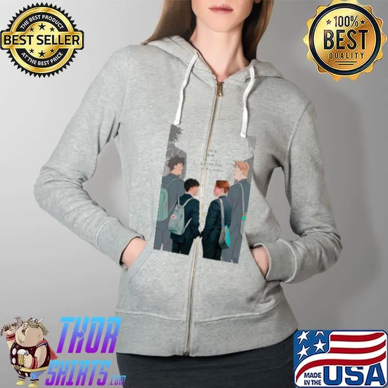 Charlie and nick design heartstopper design Full Zip Hooded