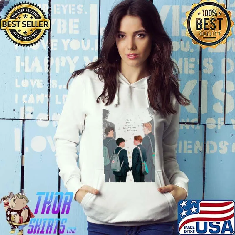 Charlie and nick design heartstopper design Hoodie
