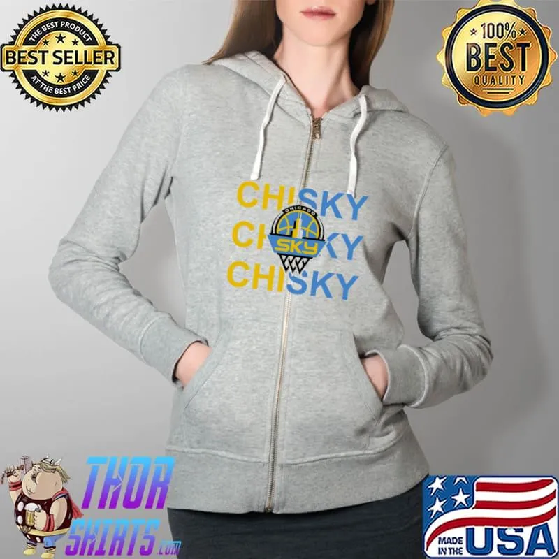 Chicago sky chisky design Full Zip Hooded