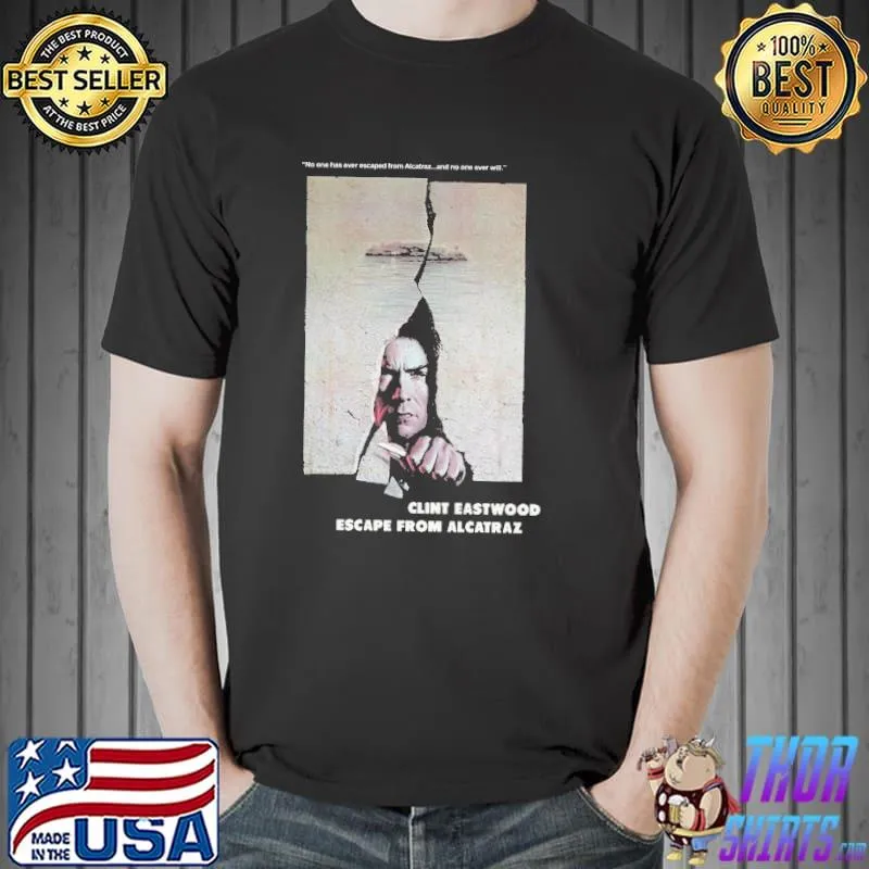 Clint eastwood Escape from Alcatraz shirt