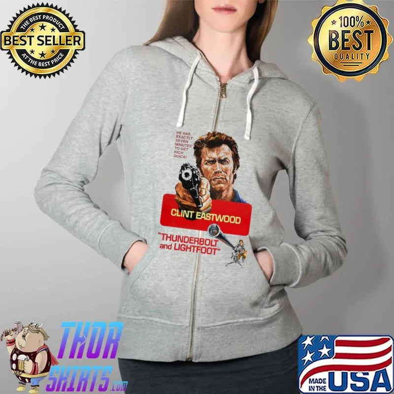 Clint eastwood Thunderbolt and Lightfoot to get rich quick Full Zip Hooded