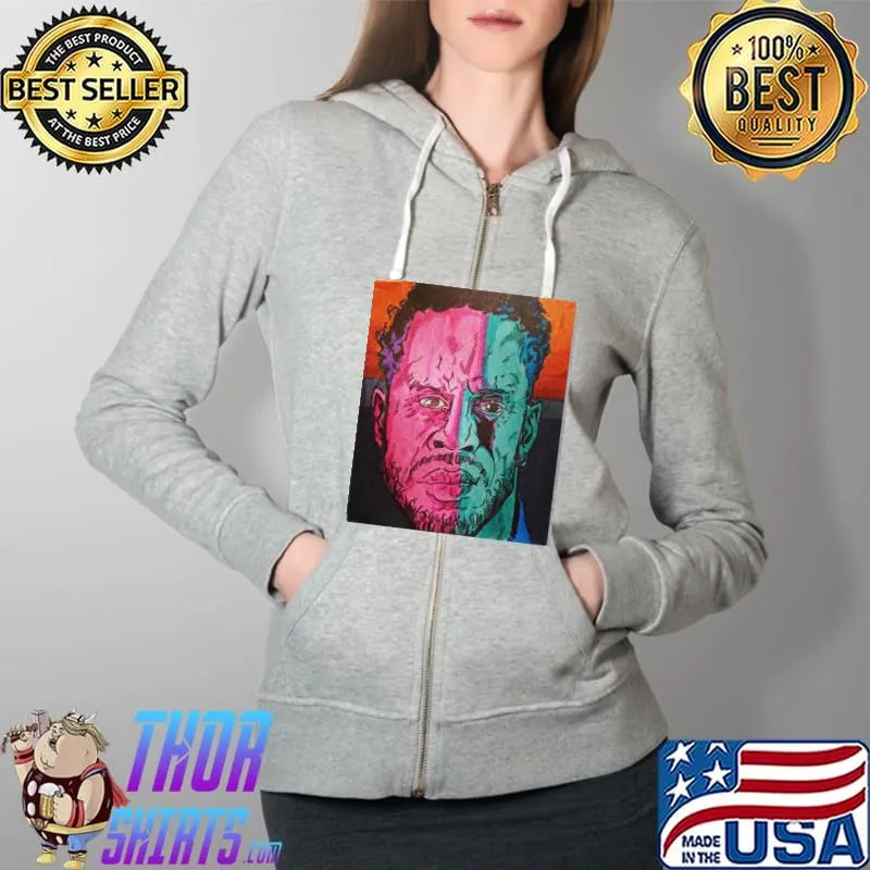 Colored disiz aesthetic design Full Zip Hooded