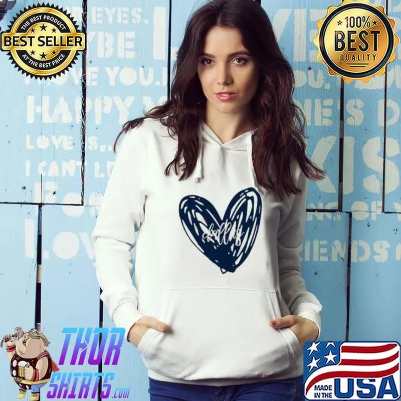 Cowboys heart Dallas Cowboys Football Hoodie