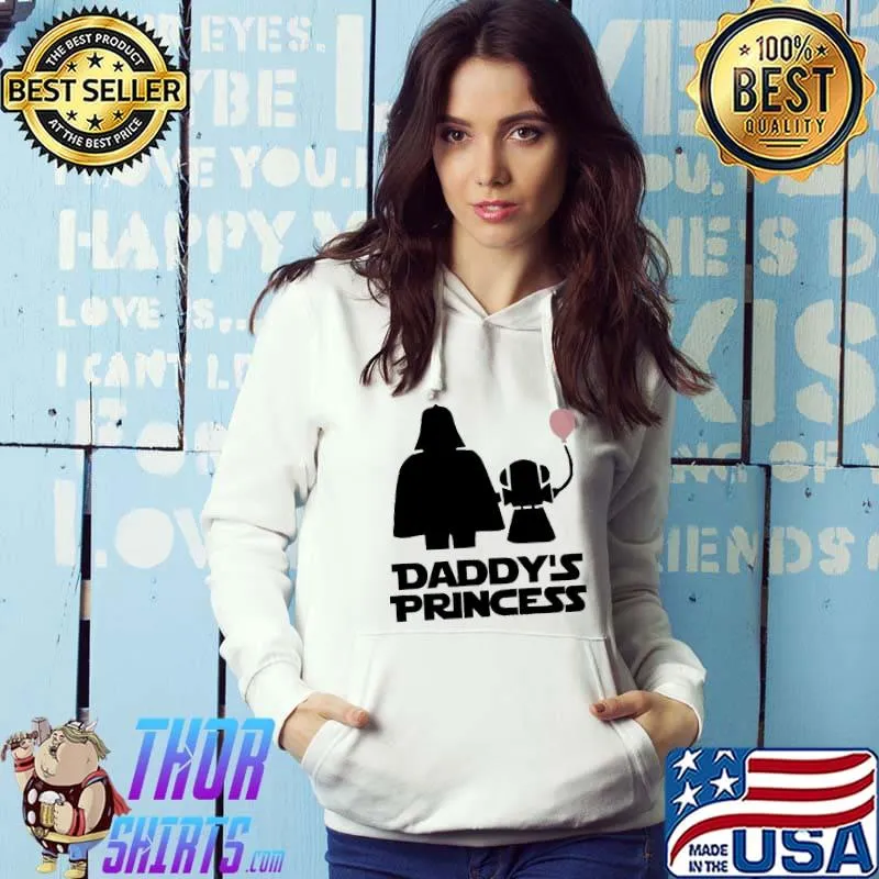 Daddy's princess knight balloon Hoodie