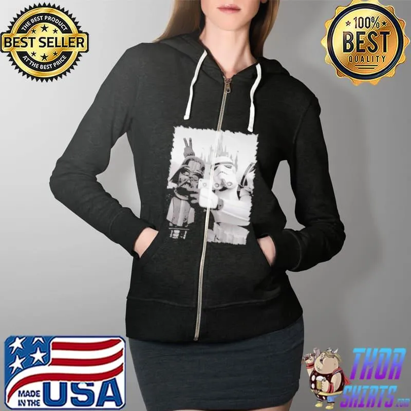 Darth Vader And Troomper Star Wars Shirt Full Zip Hooded