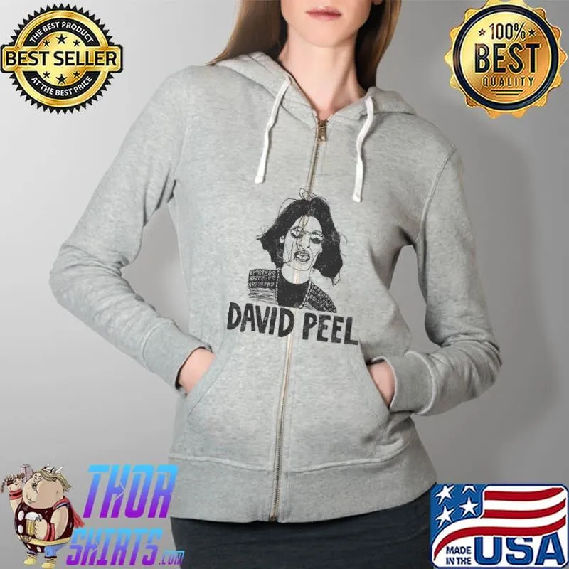 David peel singer rockstar legend music graphic Full Zip Hooded