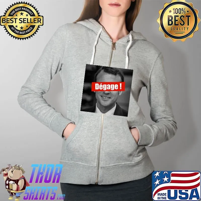 Degage macron releases design Full Zip Hooded