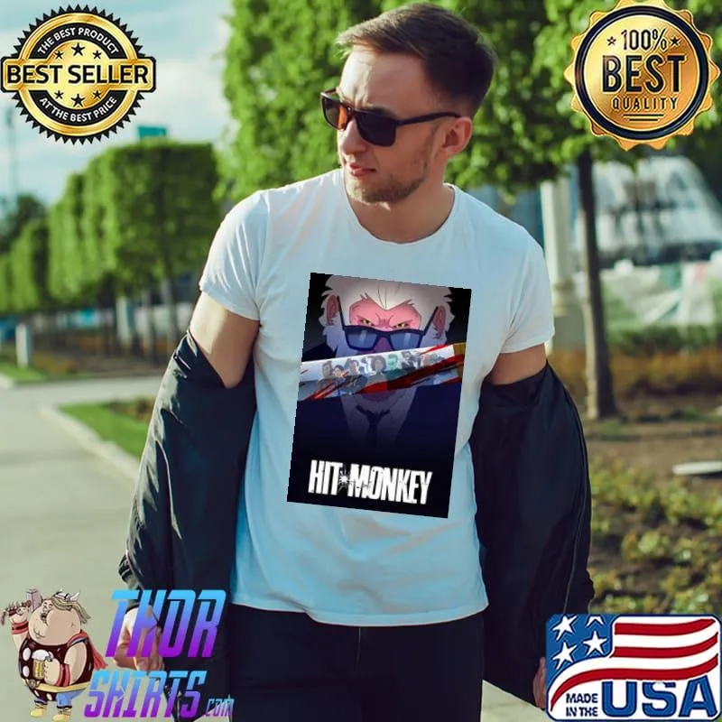 Design hit monkey of Marvel design shirt