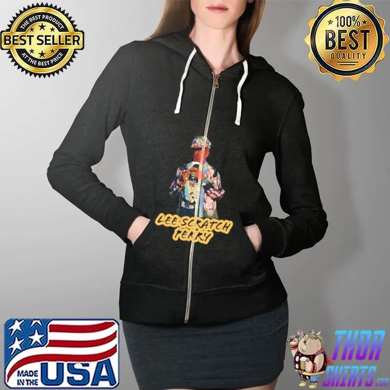 Digital style lee scratch perry Full Zip Hooded