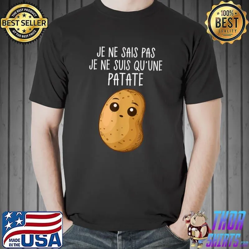 Drôle Patate Couple Amour Romance Valentin Patate T-Shirt