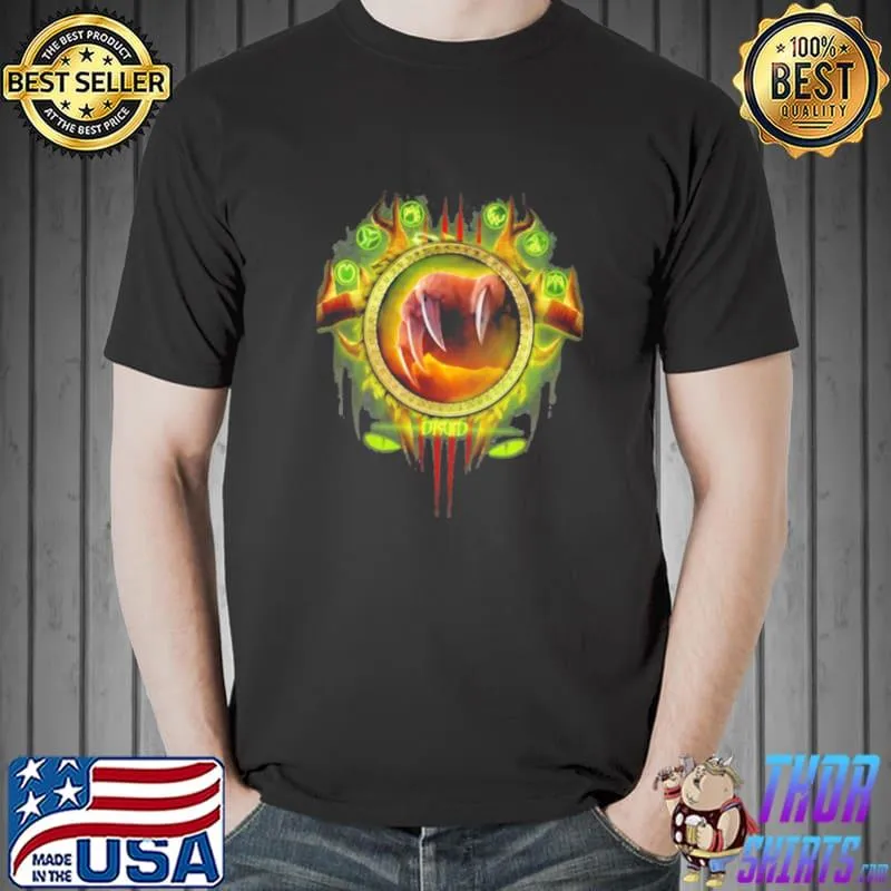 Druid gamer gaming game shirt