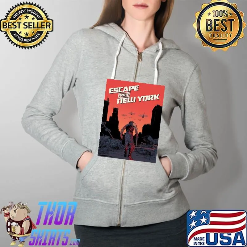 Escape from New York Snake Poster Shirt Full Zip Hooded