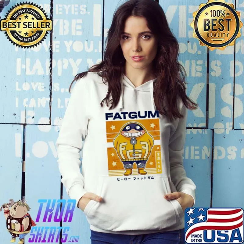 Fatgum my hero academia anime Hoodie