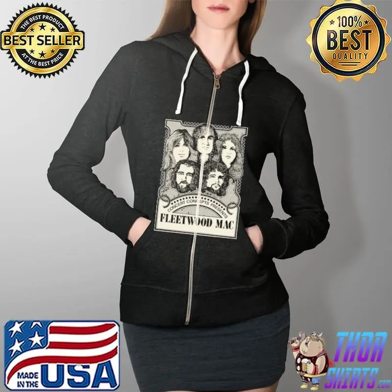 Fleetwood MAc Concert Concepts Presents Shirt Full Zip Hooded