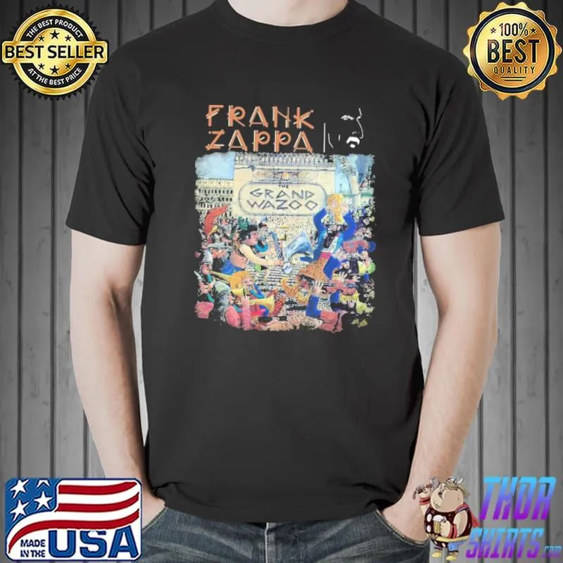 Frank zappa the grand wazoo vintage shirt