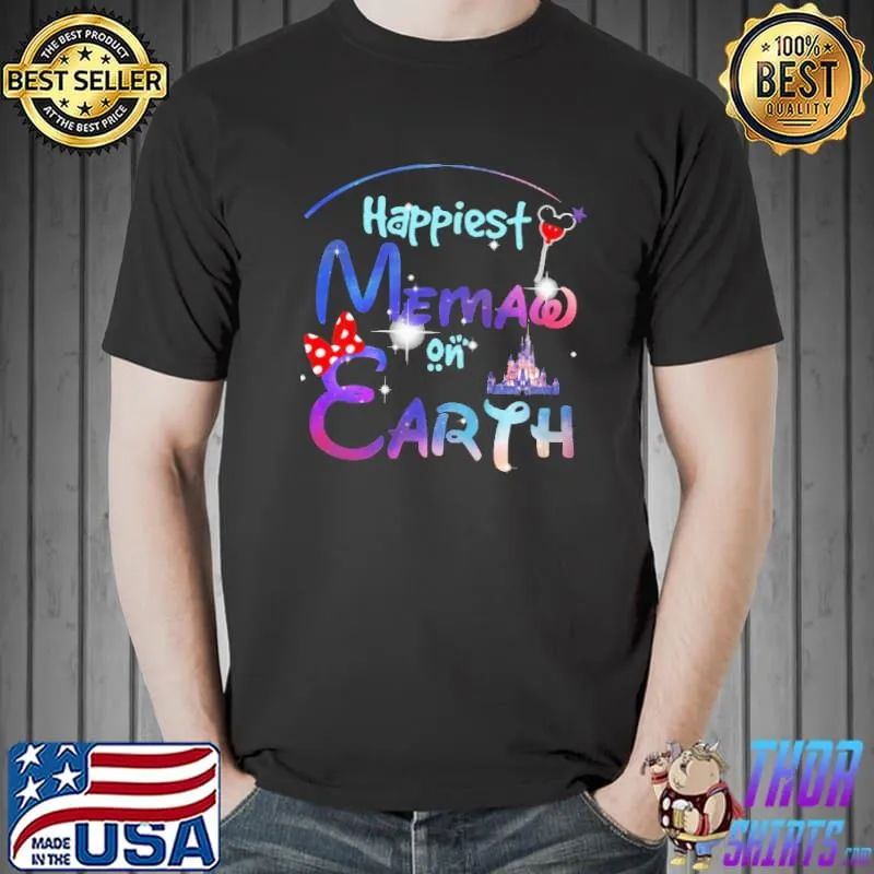 Happiest Memaw On Earth Mickey Shirt