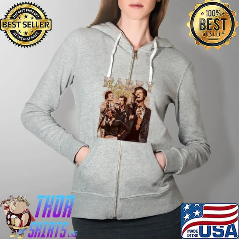 Harry Style Fine Shirt Full Zip Hooded