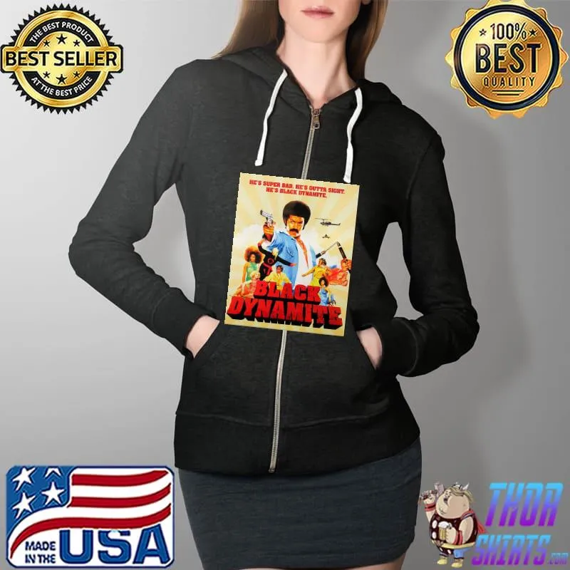 He's outta sight Black Dynamite vintage Full Zip Hooded