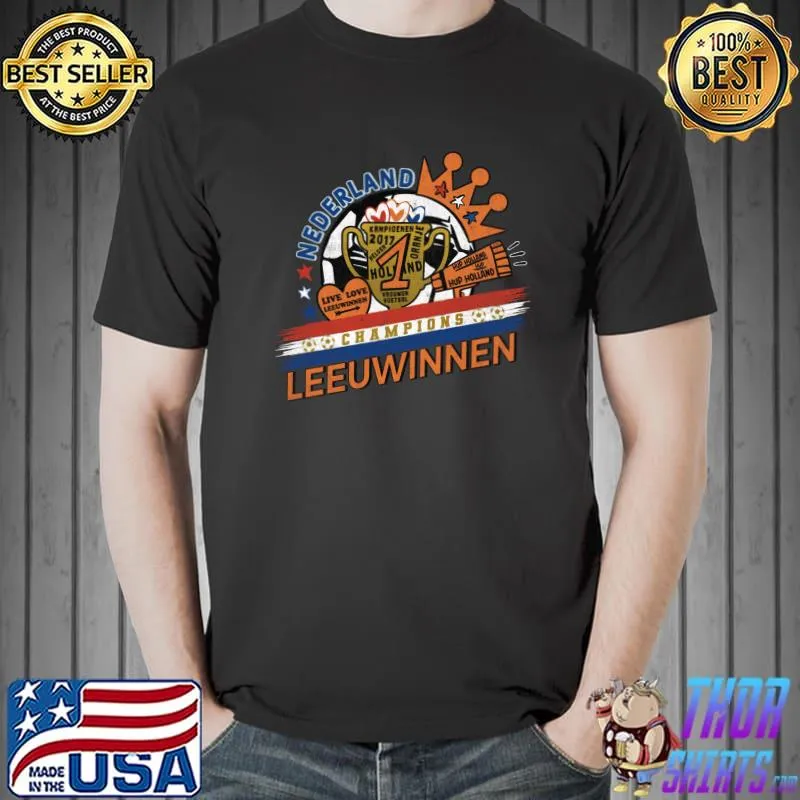 Holland Nederland Leeuwinnen Champions (WOSO) T-shirt