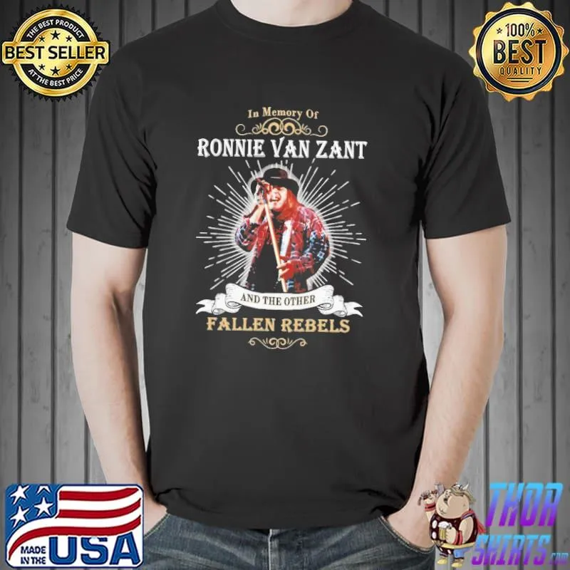 In Memory Of Ronnie Van Zant And The Other Fallen Rebels Shirt
