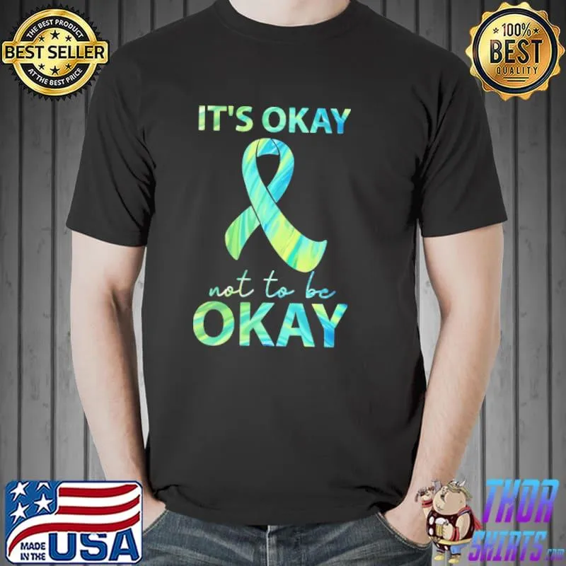 IT's Okay Not To Be Okay Ribbon Shirt Unisex