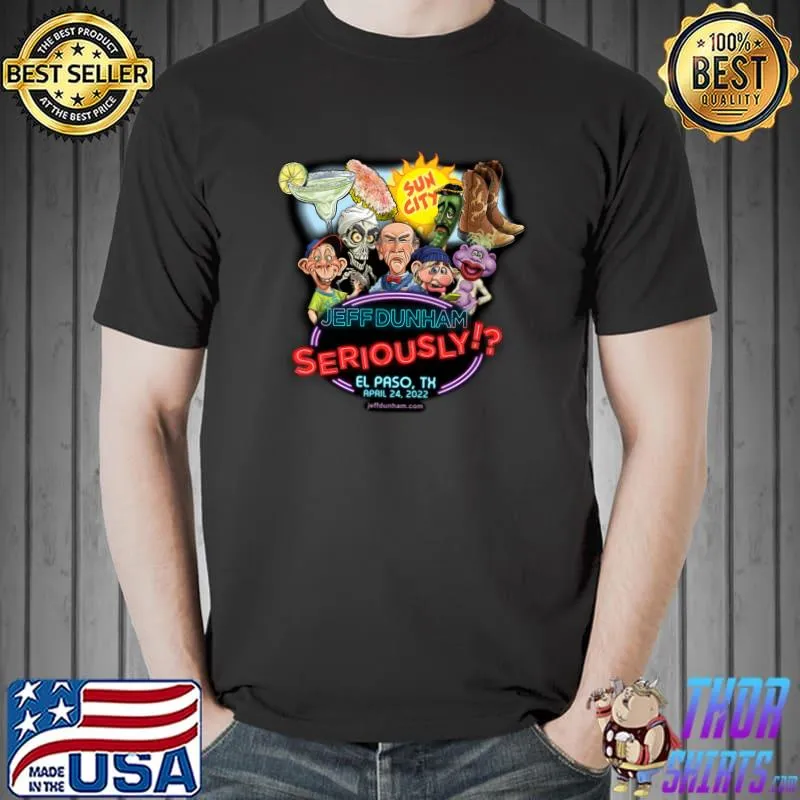 Jeff Dunham El Paso, TX (2022) T-Shirt