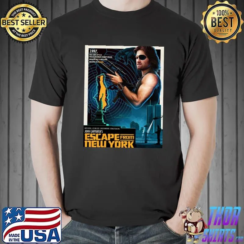 John Carpenter Escape From New York Poster Shirt