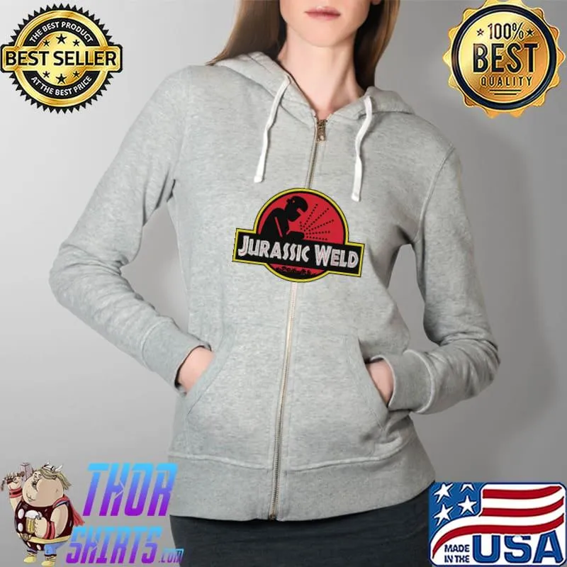 Jurassic weld welding Full Zip Hooded