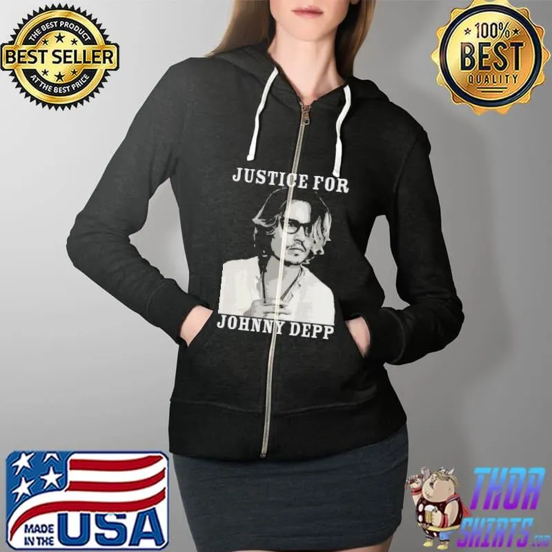 Justice for johnny depp Full Zip Hooded