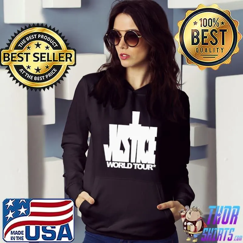 Justice world tour hailey Bieber justin Bieber graphic Hoodie