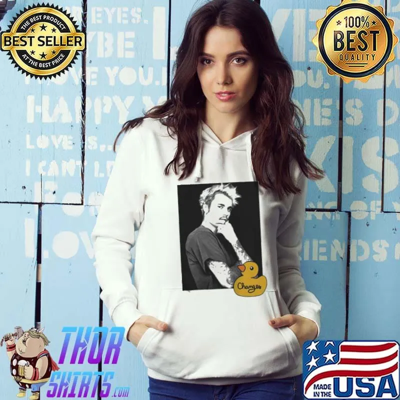 Justin Bieber changes duck Hoodie
