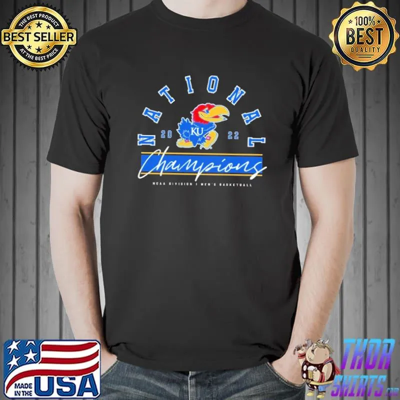 Kansas Jayhawks 2022 National Champions Shirt