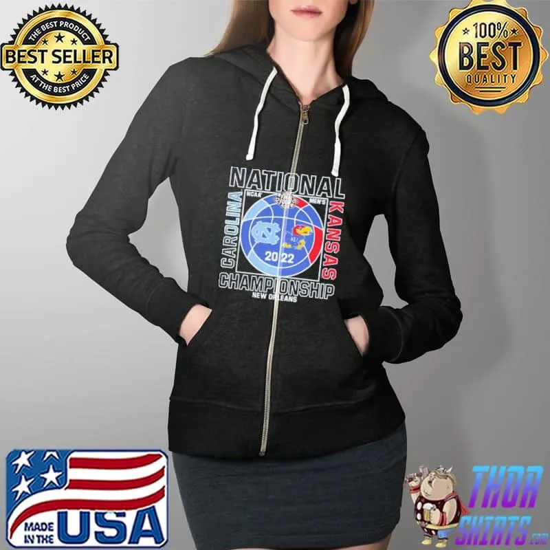 Kansas National Championship KU Jayhawks 2022 March Madness Shirt Full Zip Hooded