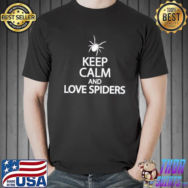 Keep calm and love spiders Unisex