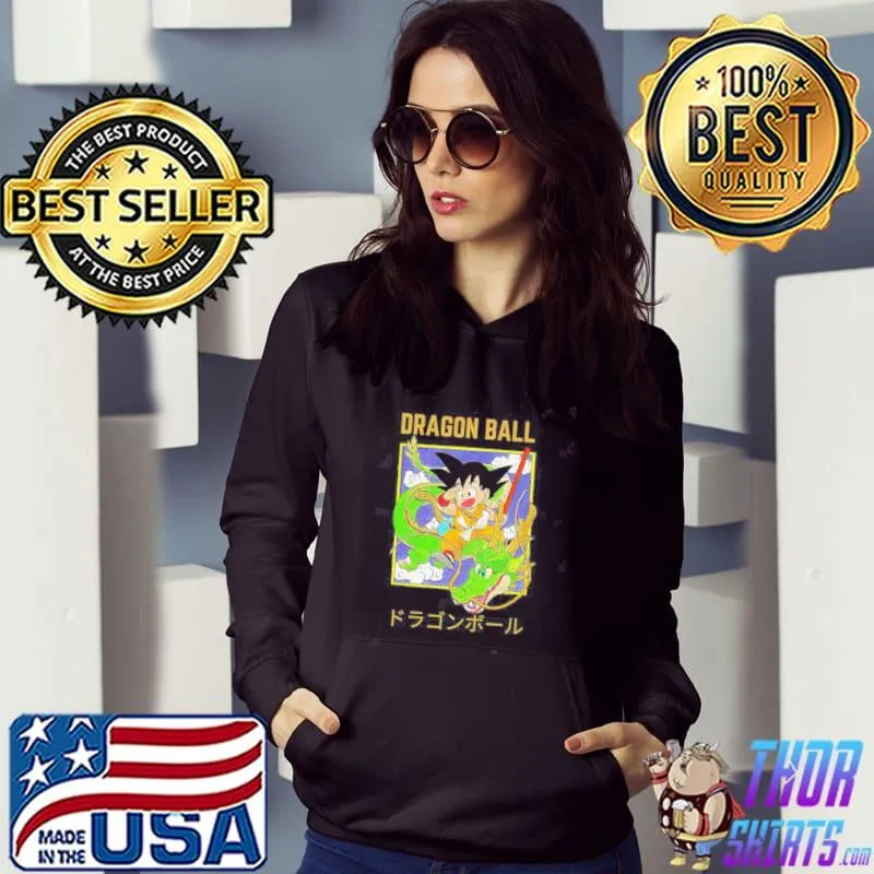 Kid goku drangon ball anime shirt
