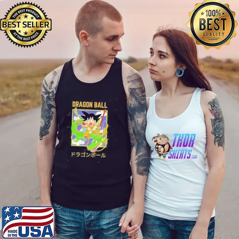 Kid goku drangon ball anime Tank Top