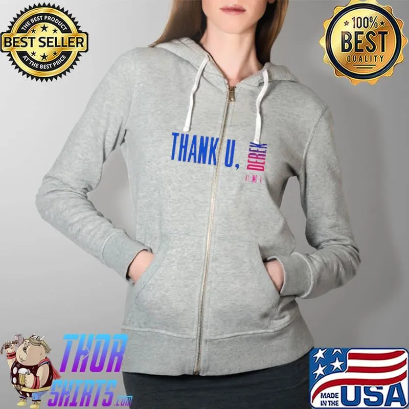 Killing Eve Thank U Derek Drip TShirt Full Zip Hooded
