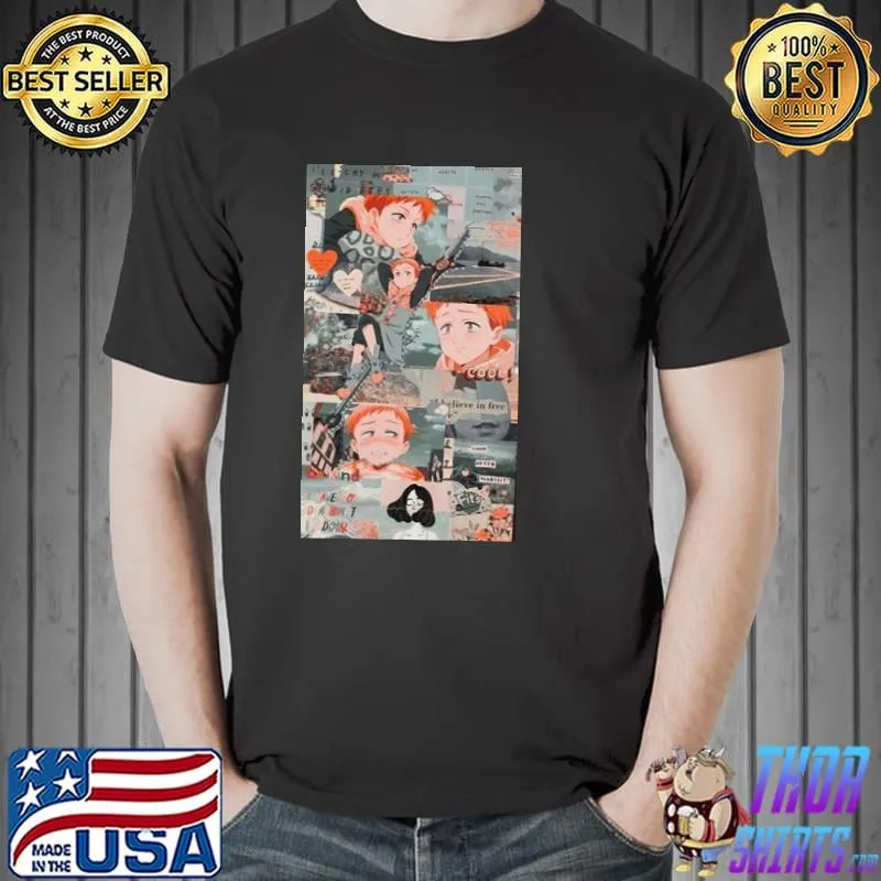 King nanatsu no taizaI graphic shirt.