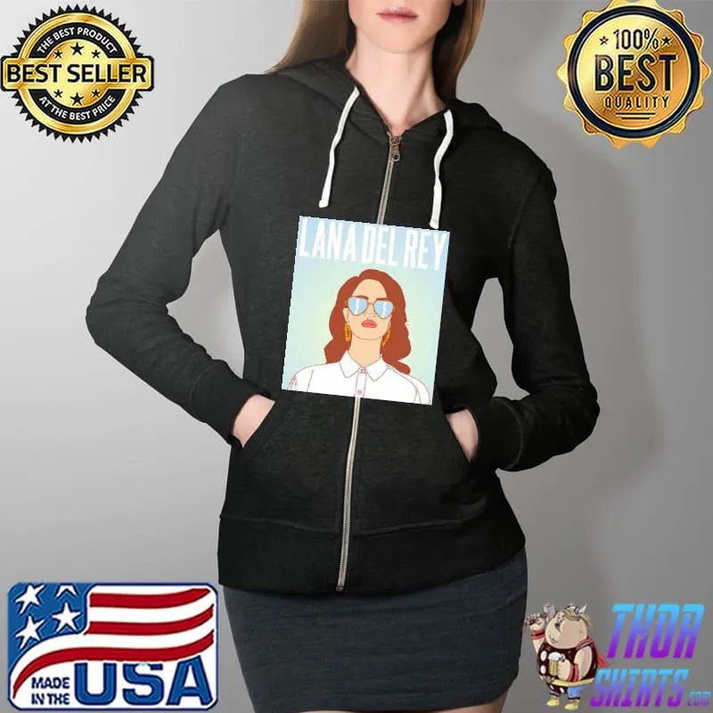 Lana del rey Full Zip Hooded