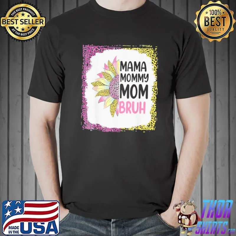 Leopard flower mama mommy mom bruh mothers day 2022 shirt