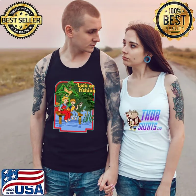 Let s Go Fishing Funny Essential T-Shirt Tank Top