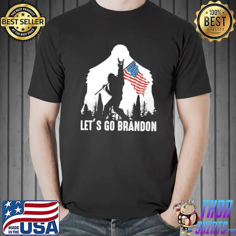 Let's go brandon bigfoot sasquatch alien lovers men women Unisex