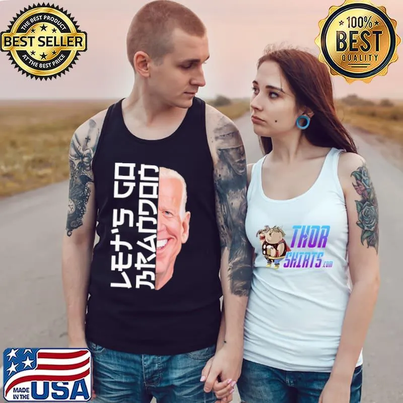 Let's Go Brandon Japanese Shirt Tank Top